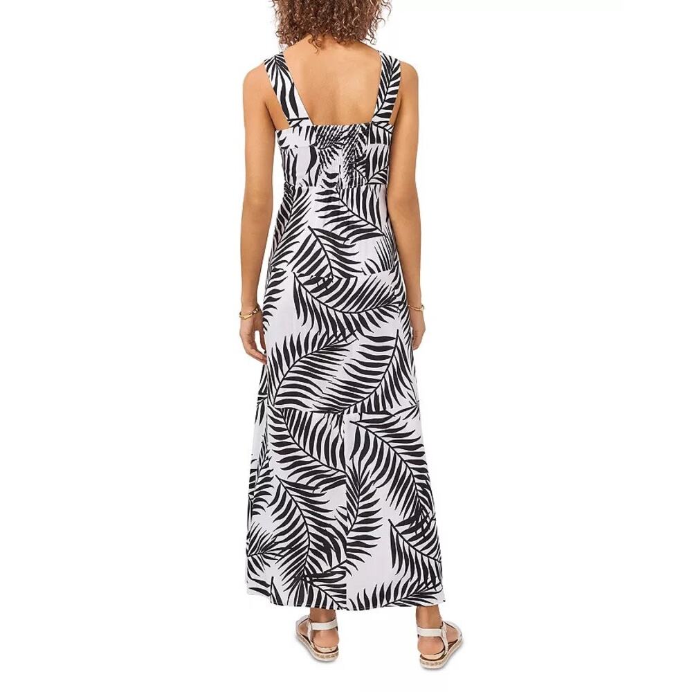 Vince Camuto | Palm Print Paneled Maxi Dress – Size M (Gently Worn) - Picture 2 of 5